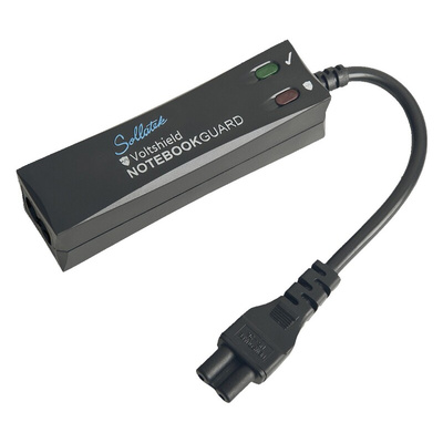 Sollatek, NotebookGuard Surge Protector 250 V Maximum Voltage Rating 13.5kA Maximum Surge Current Protective Plug