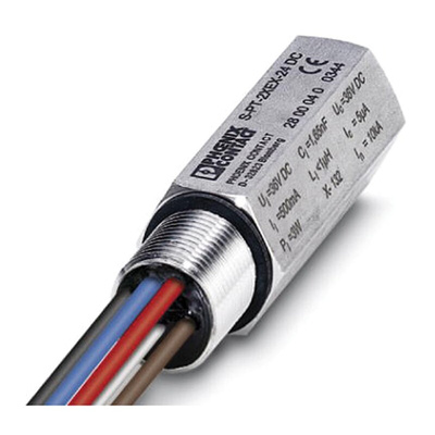 Phoenix Contact, S-PT-2XEX-24DC Surge Protection Device 25 V ac, 36 V dc Maximum Voltage Rating 20kA Maximum Surge