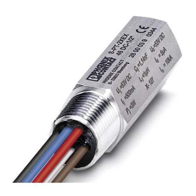 Phoenix Contact, S-PT-2XEX-48DC-1/2 Surge Protection Device 37 V ac, 53 V dc Maximum Voltage Rating 20kA Maximum Surge