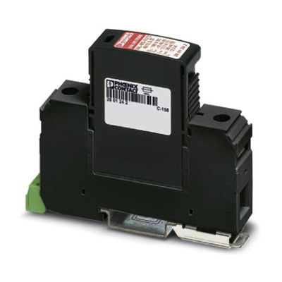 Phoenix Contact, VAL-MS-T1/T2 48/12.5/1+0-FM Surge Protection Device 75 V ac, 100 V dc, 250 V ac Maximum Voltage Rating