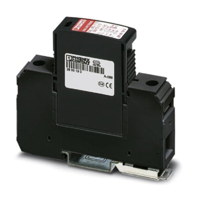 Phoenix Contact, VAL-MS-T1/T2 335/12.5/1+0 Lightning / Surge Arrester 335 V ac Maximum Voltage Rating 50kA Maximum