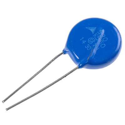 EPCOS, Standard Metal Oxide Varistor 410pF 100A, Clamping 1500V, Varistor 910V