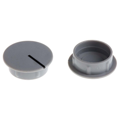 Sifam 21mm Grey Potentiometer Knob Cap, C211-GRY