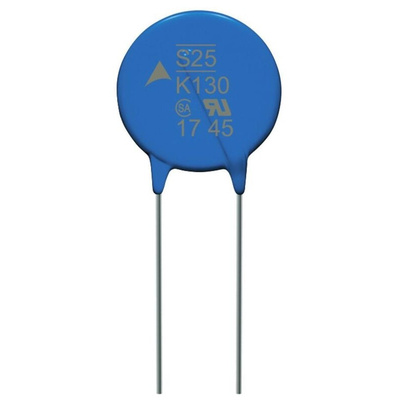 EPCOS, S25 Varistor 2.1nF 150A, Clamping 650V, Varistor 390V