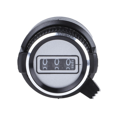 Vishay 30.6mm Black Potentiometer Knob for 6.35mm Shaft, 23A21B10