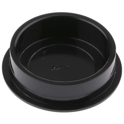 RS PRO 17.6mm Black Potentiometer Knob Cap