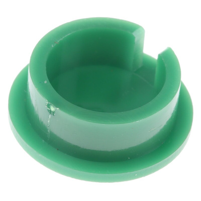 RS PRO 19mm Green Potentiometer Knob Cap for 6.4mm Shaft