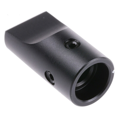 RS PRO 12.7mm Black Potentiometer Knob for 6mm Shaft Splined