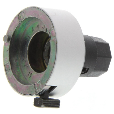 Bourns 22.2mm Chrome Potentiometer Knob for 6.35mm Shaft Splined, H-22-6A