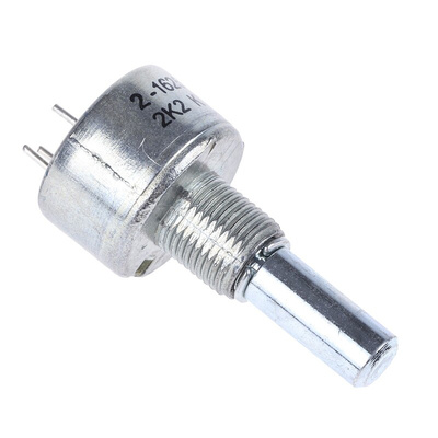 TE Connectivity 2.2kΩ Rotary Potentiometer 1-Gang Panel Mount, 404802692036