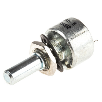 TE Connectivity 100kΩ Rotary Potentiometer 1-Gang Panel Mount, 404802692031