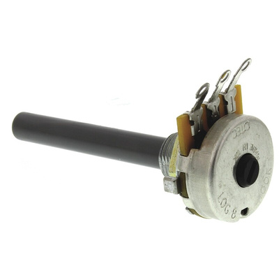 TE Connectivity 100kΩ Rotary Potentiometer 1-Gang Panel Mount, 1624153-2