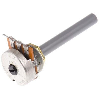 TE Connectivity 1MΩ Rotary Potentiometer 1-Gang Panel Mount, 1624154-2