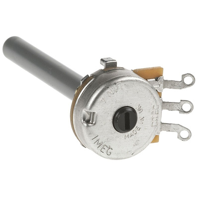 TE Connectivity 1MΩ Rotary Potentiometer 1-Gang Panel Mount, 1623767-2