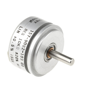 Vishay 10kΩ Rotary Potentiometer 1-Gang Servo Mount, 157S103MB9002