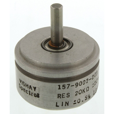 Vishay 20kΩ Rotary Potentiometer 1-Gang Servo Mount, 157S203MB9002