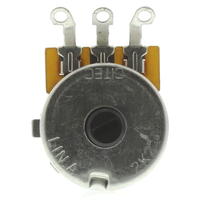 TE Connectivity 2.2kΩ Rotary Potentiometer 1-Gang Panel Mount, 1624127-2