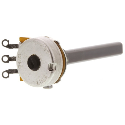 TE Connectivity 4.7kΩ Rotary Potentiometer 1-Gang Panel Mount, 1624139-2