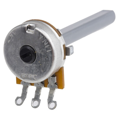 TE Connectivity 4.7kΩ Rotary Potentiometer 1-Gang Panel Mount, 1624139-2