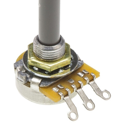 TE Connectivity 22kΩ Rotary Potentiometer 1-Gang Panel Mount, 23ESA223MMF50N