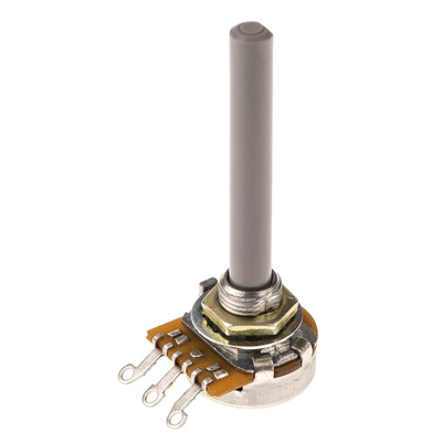 TE Connectivity 4.7kΩ Rotary Potentiometer 1-Gang Panel Mount, 1624158-2
