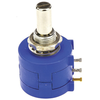 Bourns 50kΩ Rotary Potentiometer 10-Turns 1-Gang Panel Mount, 3590S-2-503L