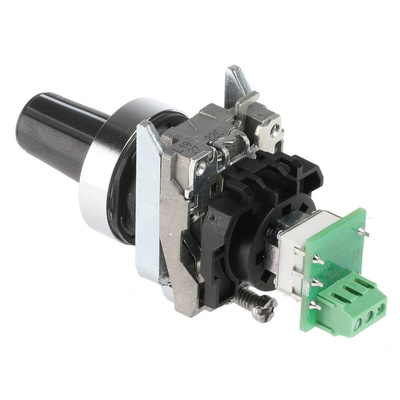 Schneider Electric 10kΩ Rotary Potentiometer 1-Gang Panel Mount, XB4BD912R10K