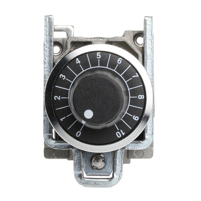 Schneider Electric 10kΩ Rotary Potentiometer 1-Gang Panel Mount, XB4BD912R10K