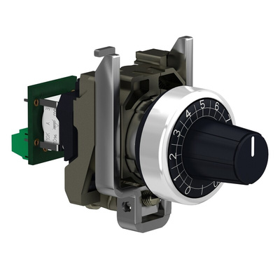 Schneider Electric 10kΩ Rotary Potentiometer 1-Gang Panel Mount, XB4BD912R10K