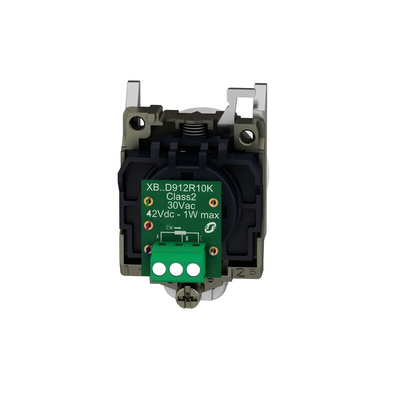 Schneider Electric 10kΩ Rotary Potentiometer 1-Gang Panel Mount, XB4BD912R10K