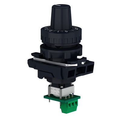 Schneider Electric 10kΩ Rotary Potentiometer 1-Gang Panel Mount, XB5AD912R10K