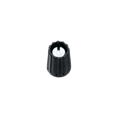 Elma 10mm Black Potentiometer Knob for 4mm Shaft Round Shaft, 020-2320