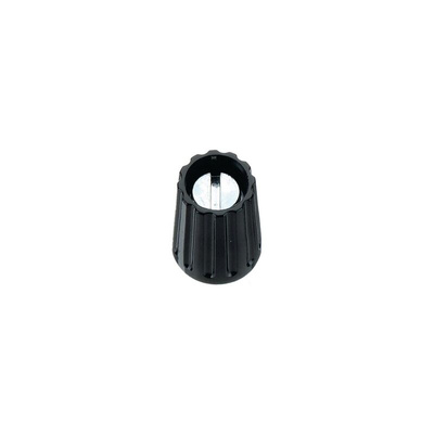 Elma 10mm Black Potentiometer Knob for 4mm Shaft Round Shaft, 020-2325