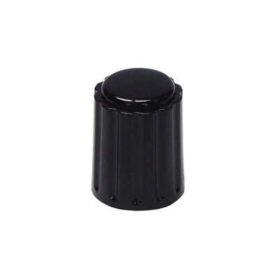 Elma 21mm Black Potentiometer Knob for 6mm Shaft Round Shaft, 020-4420