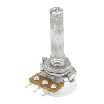 Alps Alpine 50kΩ Rotary Carbon Film Potentiometer, Panel Mount (Through Hole), RK1631110TV6