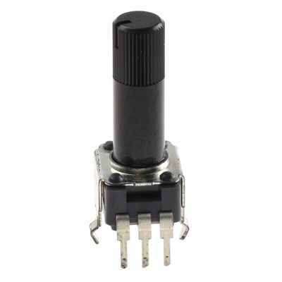 Alps Alpine 50kΩ Rotary Carbon Film Potentiometer, Panel Mount (Through Hole), RK09K1130APP