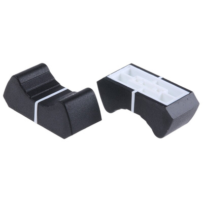 Sifam Black Potentiometer Knob, 4/02 LK110 04