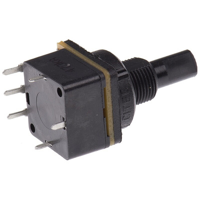 TE Connectivity 470kΩ Rotary Potentiometer 1-Gang Panel Mount, 17PCSA474MC19P