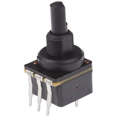 TE Connectivity 470kΩ Rotary Potentiometer 1-Gang Panel Mount, 17PCSA474MC19P