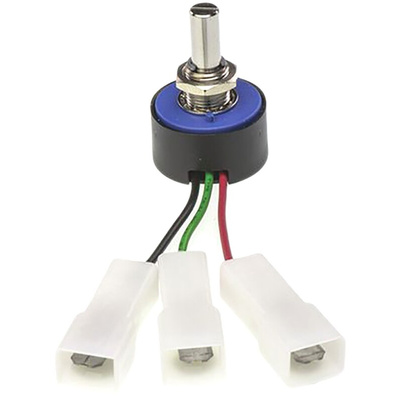 Vishay 10kΩ Rotary Potentiometer Continuous-Turns 1-Gang Panel Mount, 357B0103MXB054506