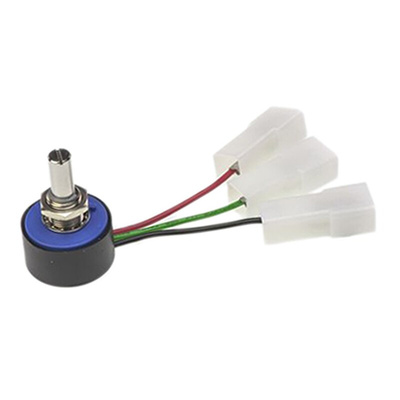 Vishay 10kΩ Rotary Potentiometer Continuous-Turns 1-Gang Panel Mount, 357B0103MXB054506