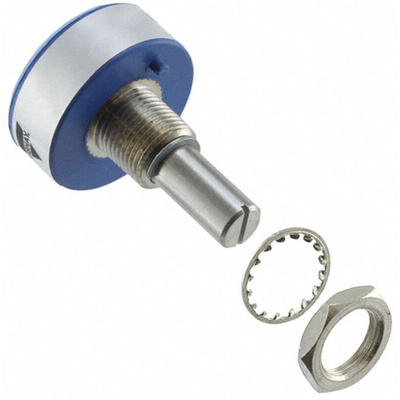 Vishay 5kΩ Rotary Potentiometer Continuous-Turns 1-Gang Panel Mount, 357B0502MAB251S22