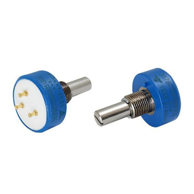 Vishay 5kΩ Rotary Potentiometer Continuous-Turns 1-Gang Panel Mount, 357B0502MAB251S22