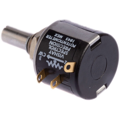 Vishay 5kΩ Rotary Potentiometer 10-Turns 1-Gang Panel Mount, 534B1502JLB