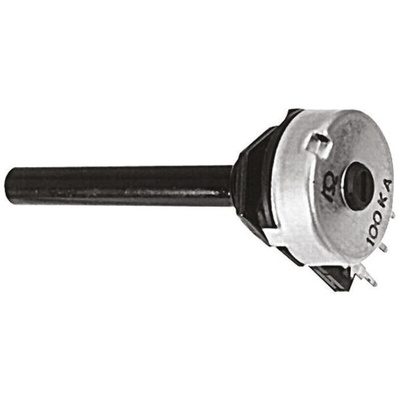 Radiohm 1kΩ Rotary Potentiometer 1-Gang Panel Mount, 05.061.4100