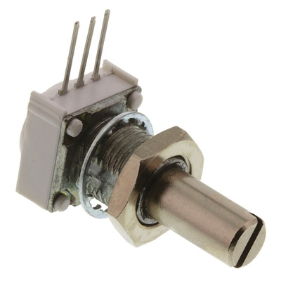Vishay 2.5kΩ Rotary Potentiometer 1-Gang, Panel Mount (Through Hole), 14910F0GJSX10252KA