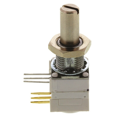 Vishay 10kΩ Rotary Potentiometer 2-Gang, Panel Mount (Through Hole), 14921F0GJSX13103KA