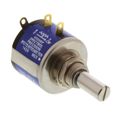 Vishay 2kΩ Rotary Potentiometer 10-Turns 1-Gang Panel Mount, 534B1202JC8872