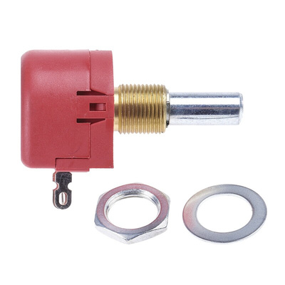 TE Connectivity 1kΩ Rotary Potentiometer 1-Gang Panel Mount, TW1102KA