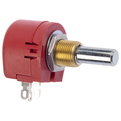 TE Connectivity 5kΩ Rotary Potentiometer 1-Gang Panel Mount, TW1502KA